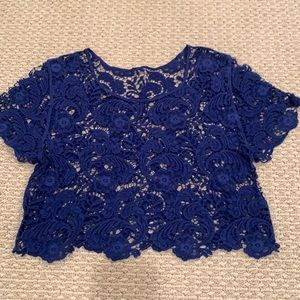 Lace crop top